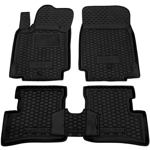 Коврики в салон Nissan Micra III K12 2003-2010 Резиновые Avto-Gumm