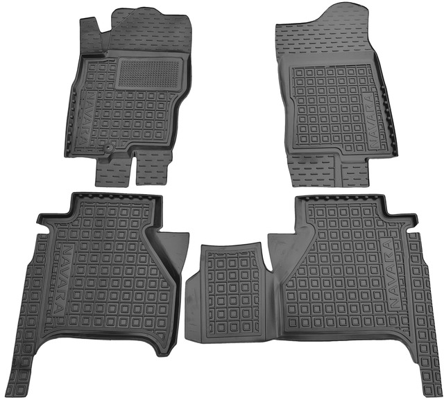 Коврики в салон Nissan Navara (D40) (2005-2010) King Cab (Avto-Gumm)