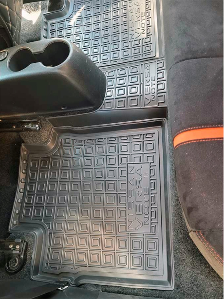 Коврики в салон Nissan Note Versa (2012-2019) Резиновые Avto-Gumm. Фото 11