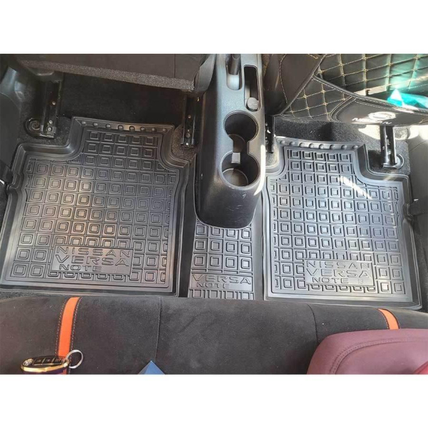 Коврики в салон Nissan Note Versa (2012-2019) Резиновые Avto-Gumm. Фото 3