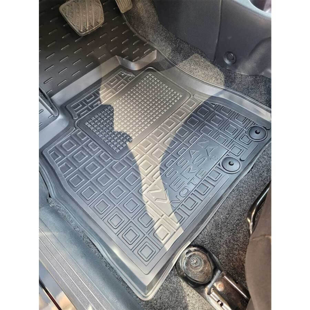 Коврики в салон Nissan Note Versa (2012-2019) Резиновые Avto-Gumm. Фото 2