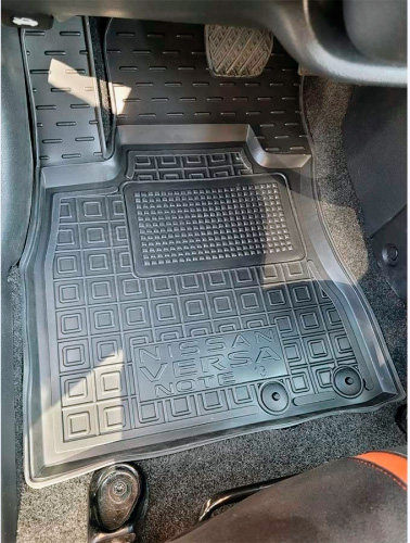 Коврики в салон Nissan Note Versa (2012-2019) Резиновые Avto-Gumm. Фото 9
