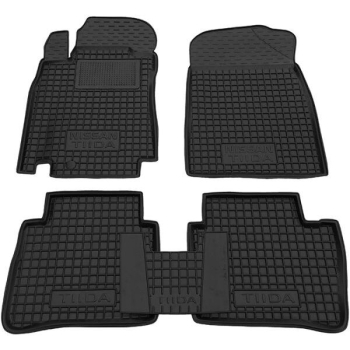 Коврики в салон Nissan Tiida C11 2004–2011 Резиновые Avto-Gumm