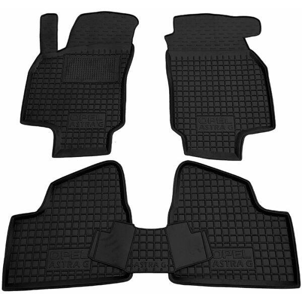 Коврики в салон Opel Astra G 1998-2004 Резиновые Avto-Gumm