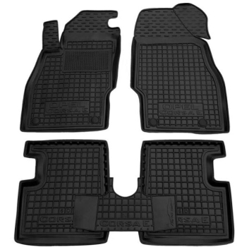 Коврики в салон Opel Corsa E (2014-2019) Резиновые Avto-Gumm