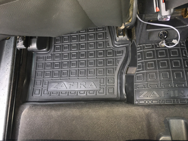 Коврики в салон Opel Zafira B (2005-2011) Резиновые Avto-Gumm. Фото 21