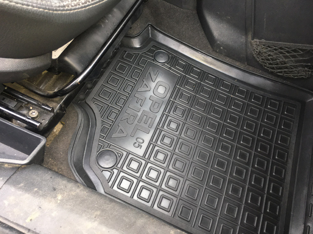 Коврики в салон Opel Zafira B (2005-2011) Резиновые Avto-Gumm. Фото 17
