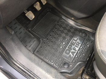 Коврики в салон Opel Zafira B (2005-2011) Резиновые Avto-Gumm. Фото 12