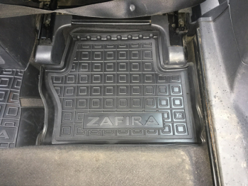 Коврики в салон Opel Zafira B (2005-2011) Резиновые Avto-Gumm. Фото 18