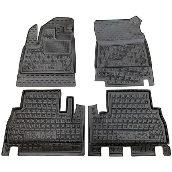 Коврики в салон Peugeot Rifter 19-/Citroen Berlingo 19- (Avto-Gumm)