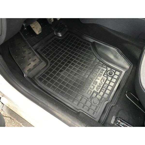 Коврики в салон Renault Duster 2015-2018 Резиновые Avto-Gumm. Фото 2