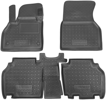 Коврики в салон Renault Kangoo II (2008-2020) Резиновые (Avto-Gumm). Фото 12