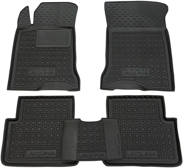 Коврики в салон Renault Laguna II (G) 2001-2007 Резиновые Avto-Gumm. Фото 14