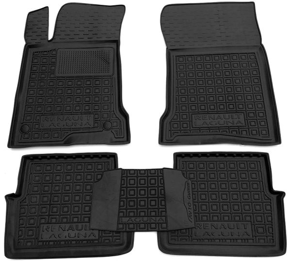 Коврики в салон Renault Laguna III (T) 2007-2015 Резиновые Avto-Gumm. Фото 5