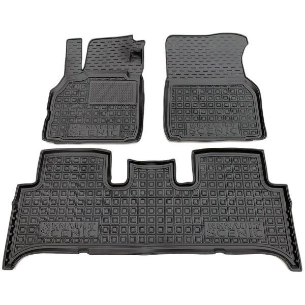 Коврики в салон Renault Scenic II (2003-2009) Резиновые Avto-Gumm