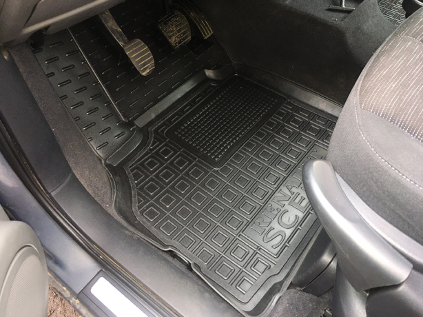 Коврики в салон Renault Scenic II (2003-2009) Резиновые Avto-Gumm. Фото 11