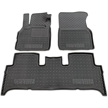 Коврики в салон Renault Scenic II (2003-2009) Резиновые Avto-Gumm