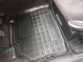 Коврики в салон Renault Scenic II (2003-2009) Резиновые Avto-Gumm. Фото 13