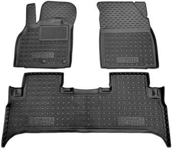 Резиновые коврики в салон Renault Scenic III (2009-2016) Avto-Gumm. Фото 14