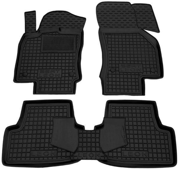 Коврики в салон Seat Leon III 5F 2012–2019 Резиновые Avto-Gumm. Фото 11