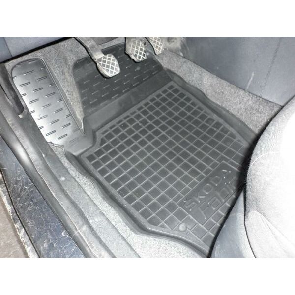 Коврики в салон Skoda Fabia II 5J 2007-2014 Резиновые Avto-Gumm. Фото 2