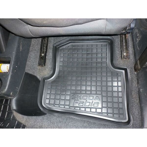 Коврики в салон Skoda Fabia II 5J 2007-2014 Резиновые Avto-Gumm. Фото 6