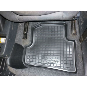 Коврики в салон Skoda Fabia II 5J 2007-2014 Резиновые Avto-Gumm. Фото 6