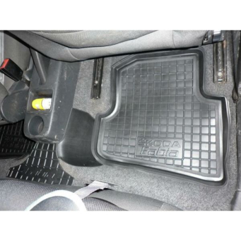 Коврики в салон Skoda Fabia II 5J 2007-2014 Резиновые Avto-Gumm. Фото 5