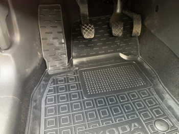 Коврики в салон Skoda Kamiq (2019-...) Резиновые Avto-Gumm. Фото 7