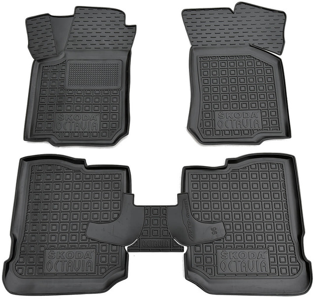 Коврики в салон Skoda Octavia I 1996-2004 Резиновые Avto-Gumm