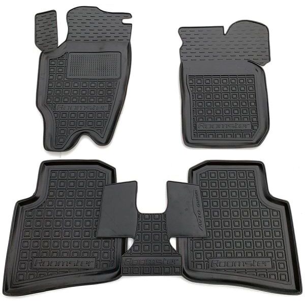 Коврики в салон Skoda Roomster (2006-2015) Резиновые Avto-Gumm