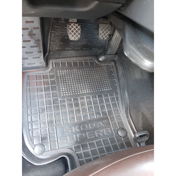Коврики в салон Skoda Superb II (3T) (2008-2015) Avto-Gumm. Фото 2