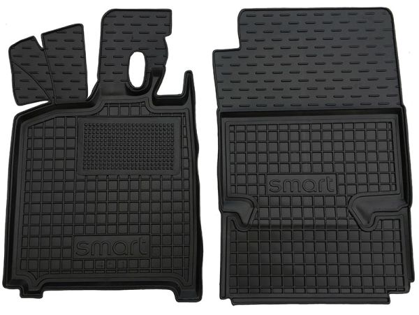 Коврики в салон Smart Fortwo II 451 2007-2014 Резиновые Avto-Gumm. Фото 6