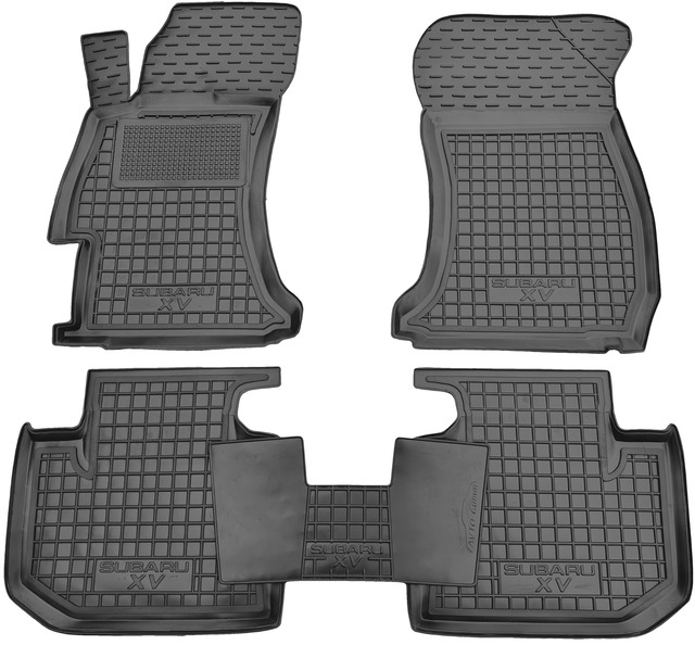 Коврики в салон Subaru XV (GP) 2011-2017 Резиновые Avto-Gumm