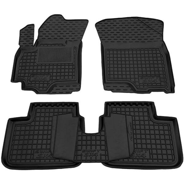 Коврики в салон Suzuki SX4 I (2006-2013) Резиновые Avto-Gumm