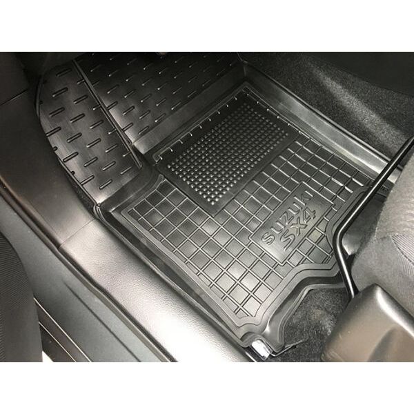 Коврики в салон Suzuki SX4 II (2013-...) Резиновые Avto-Gumm. Фото 2