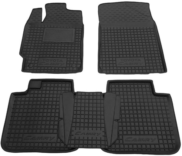 Коврики в салон Toyota Camry VX50 2014-2017 Резиновые Avto-Gumm. Фото 2