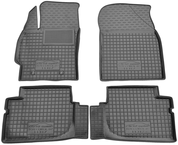 Коврики в салон Toyota Corolla (E140) 2006-2012 Резиновые Avto-Gumm. Фото 2