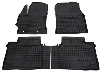 Коврики в салон Toyota Corolla (E160) 2012-2018 Резиновые Avto-Gumm. Фото 11