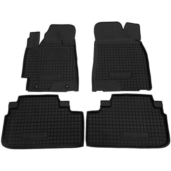 Коврики в салон Toyota Highlander (XU40) 2008-2013 Резиновые Avto-Gumm
