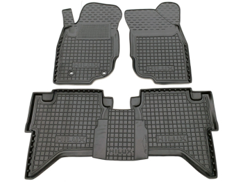 Коврики в салон Toyota Hilux VII (2004–2015) Резиновые Avto-Gumm. Фото 3