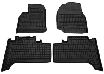 Резиновыми ковриками в салон Toyota Land Cruiser 100 1998-2007 Avto-Gumm. Фото 2