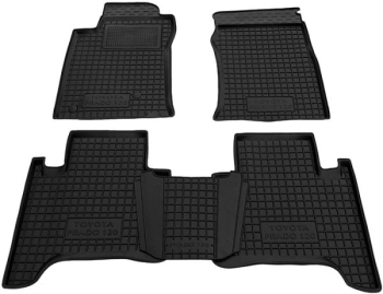 Коврики в салон Toyota Land Cruiser Prado J120 2002-2009 Резиновые Avto-Gumm. Фото 2