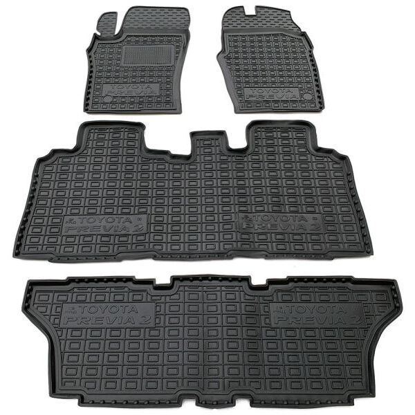 Коврики в салон Toyota Previa (2000-2006) 6-7 місць (Avto-Gumm)