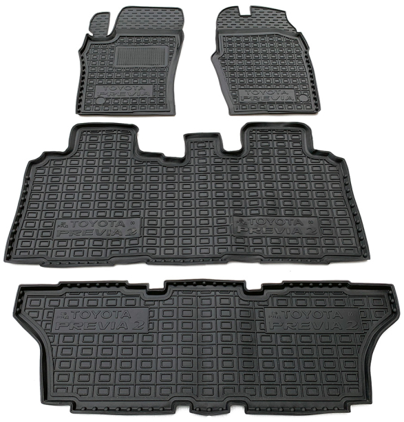 Коврики в салон Toyota Previa (2000-2006) 6-7 місць (Avto-Gumm). Фото 2