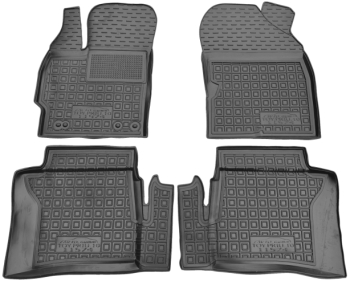 Коврики в салон Toyota Prius (ZHW30) 2009-2015 Резиновые Avto-Gumm. Фото 2