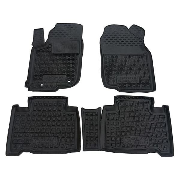 Коврики в салон Toyota RAV 4 (XA40) (2016-2018) FL hybrid Резиновые (Avto-Gumm)