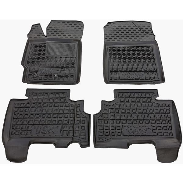 Коврики в салон Toyota Yaris II (XP9) 2006-2011 Резиновые Avto-Gumm
