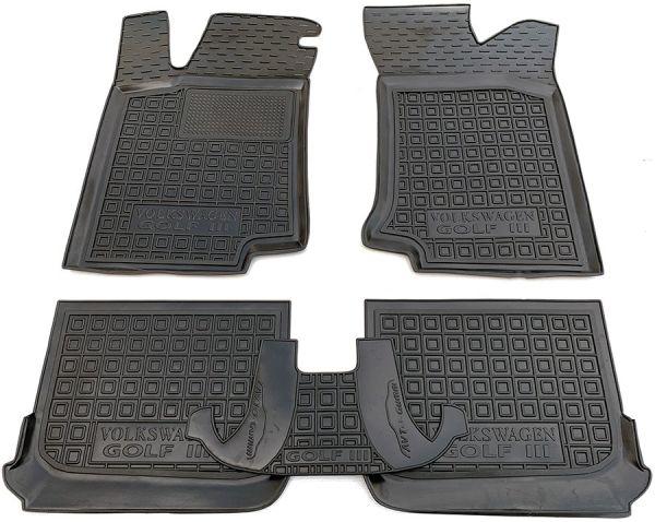 Коврики в салон Volkswagen Golf III (1991-2001) Резиновые Avto-Gumm. Фото 2