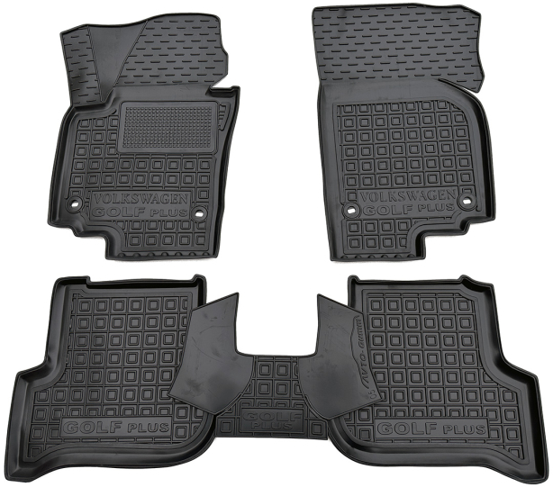 Коврики в салон Volkswagen Golf Plus (2005-2014) Резиновые Avto-Gumm. Фото 11